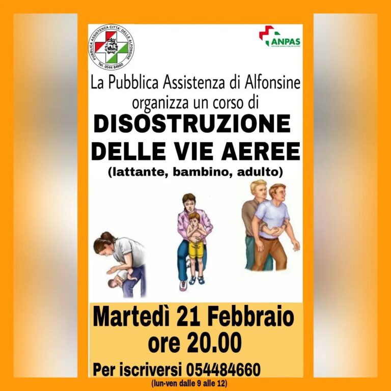 Volantino del corso di disostruzione del 2023